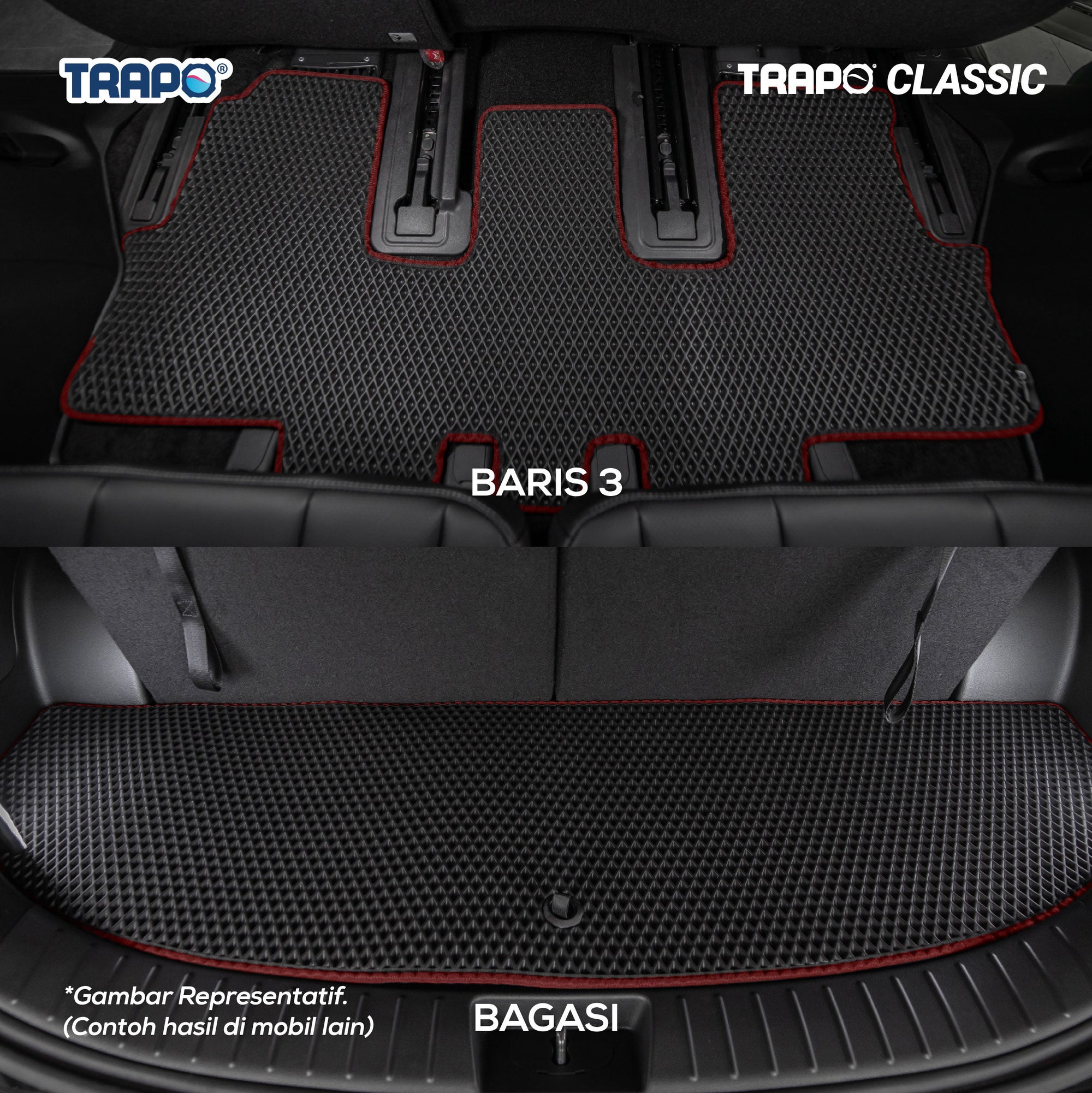 Hitam-Merah-Full Set