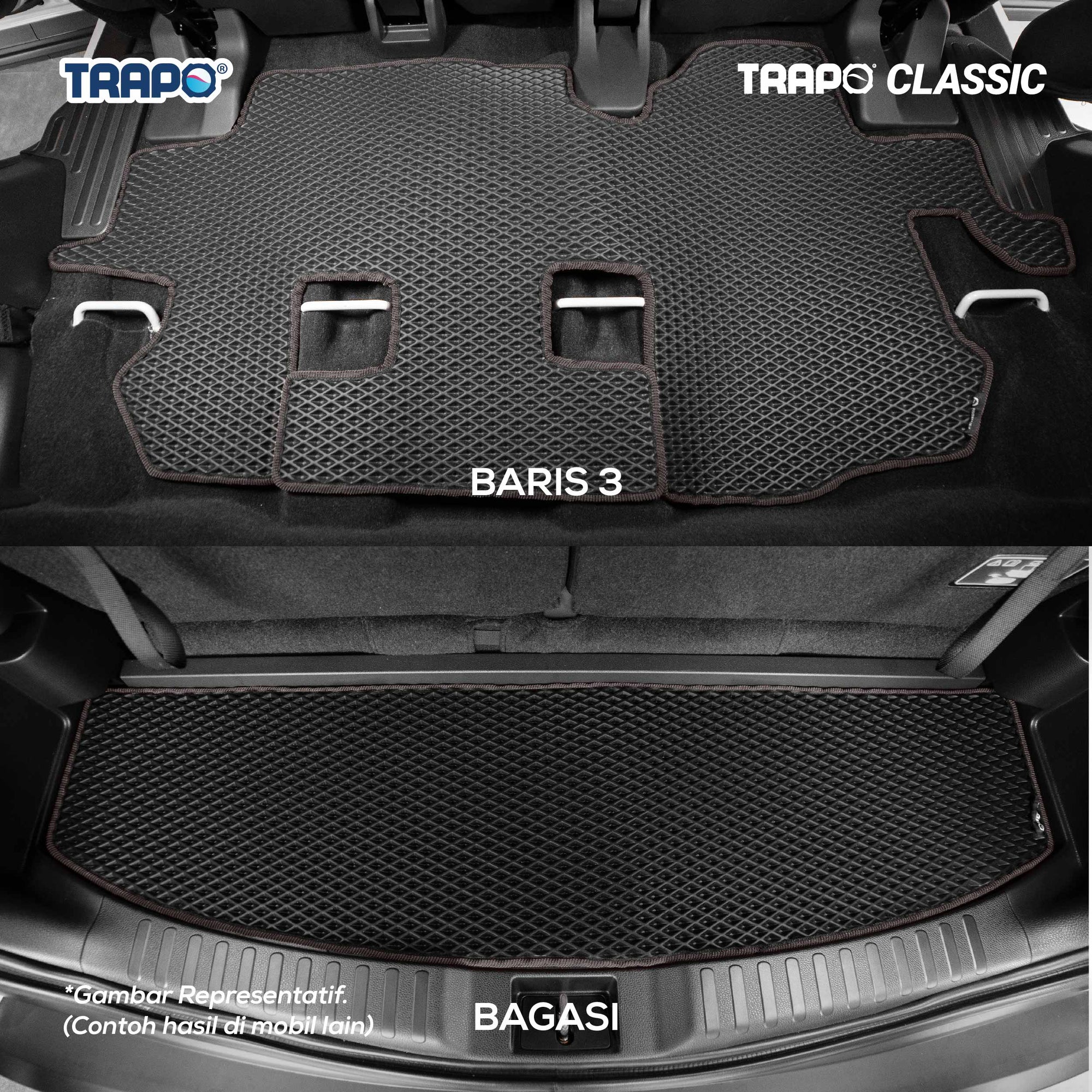 Hitam-Cokelat-Full Set