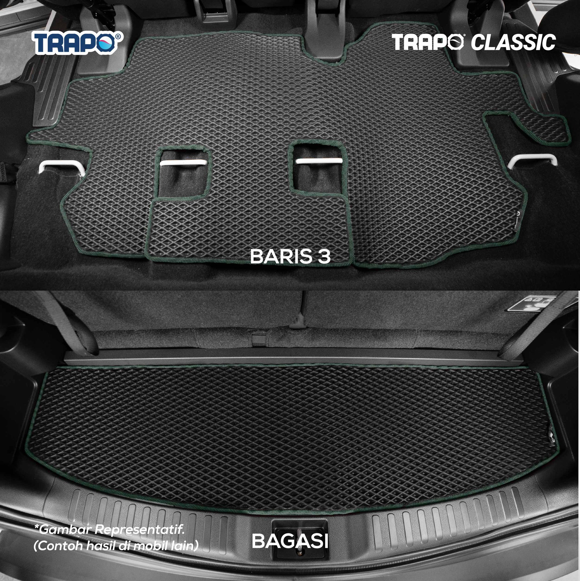 Hitam-Hijau-Full Set