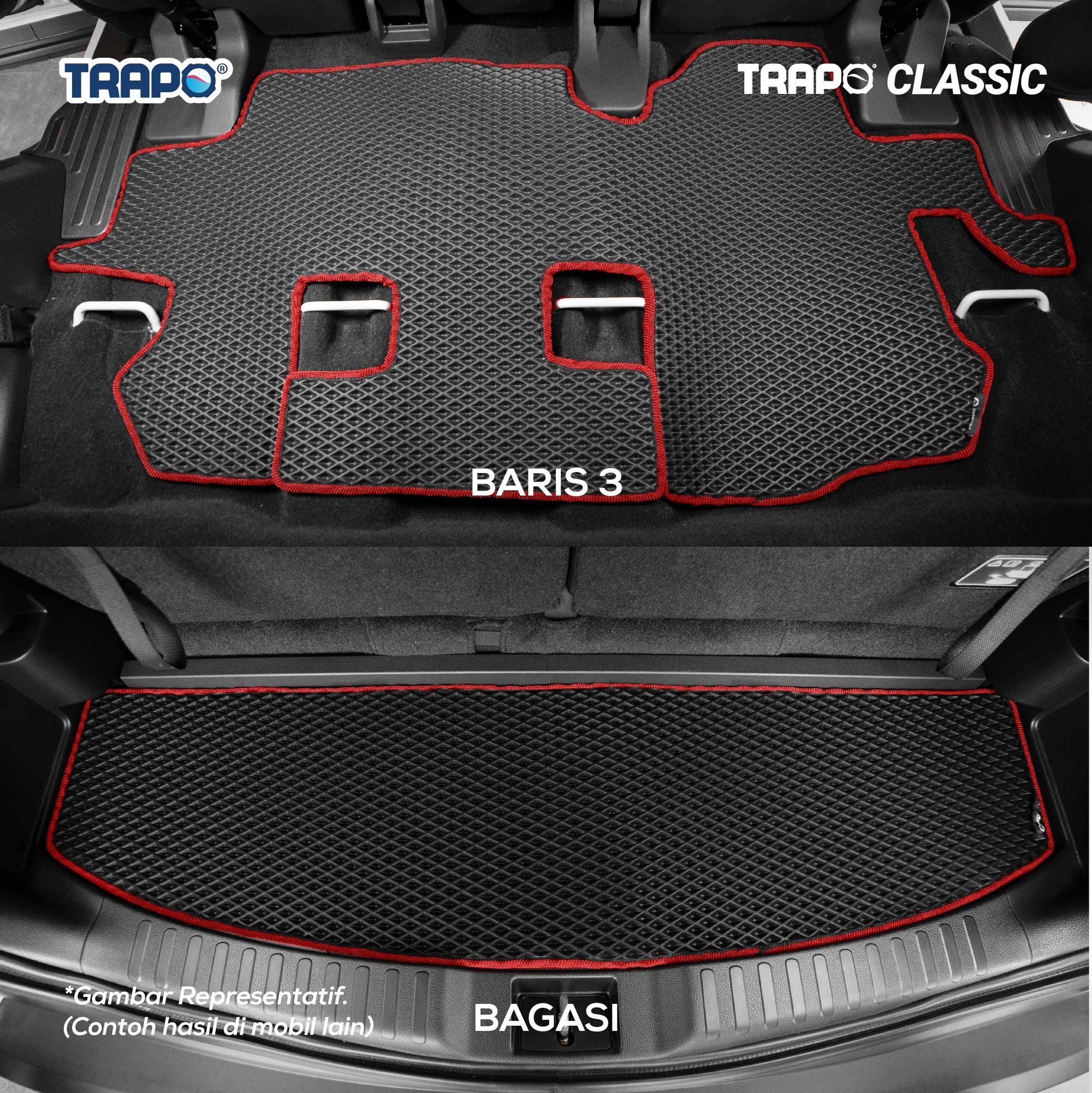 Hitam-Merah-Full Set