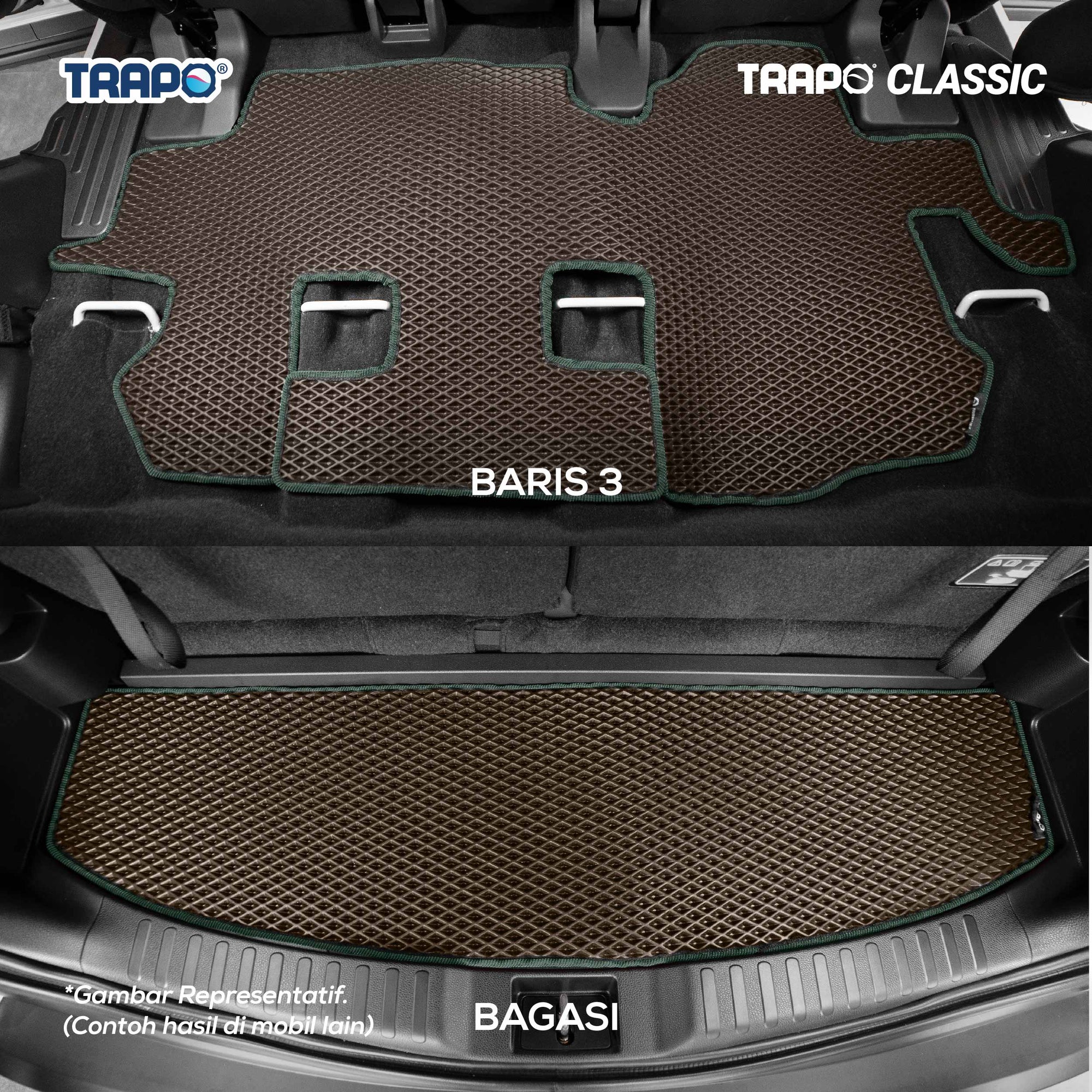 Cokelat-Hijau-Full Set