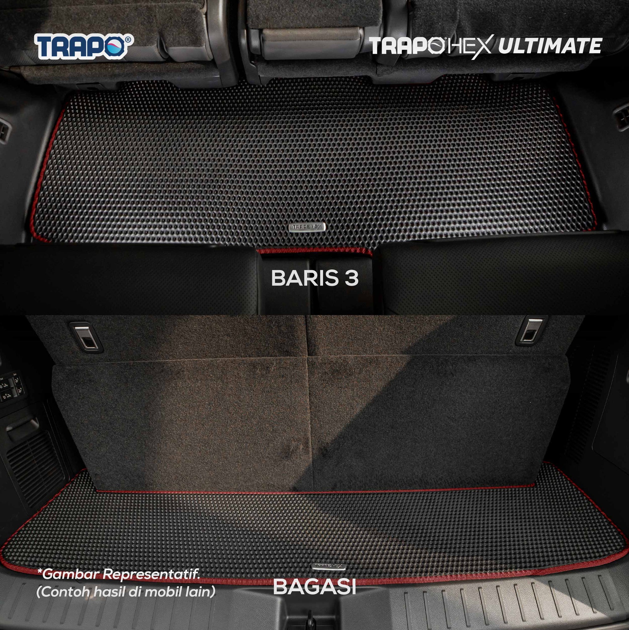 Hitam-Merah-Full Set