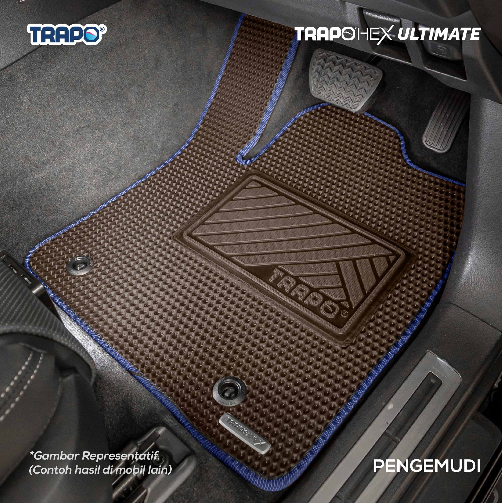 Cokelat-Biru-Full Set