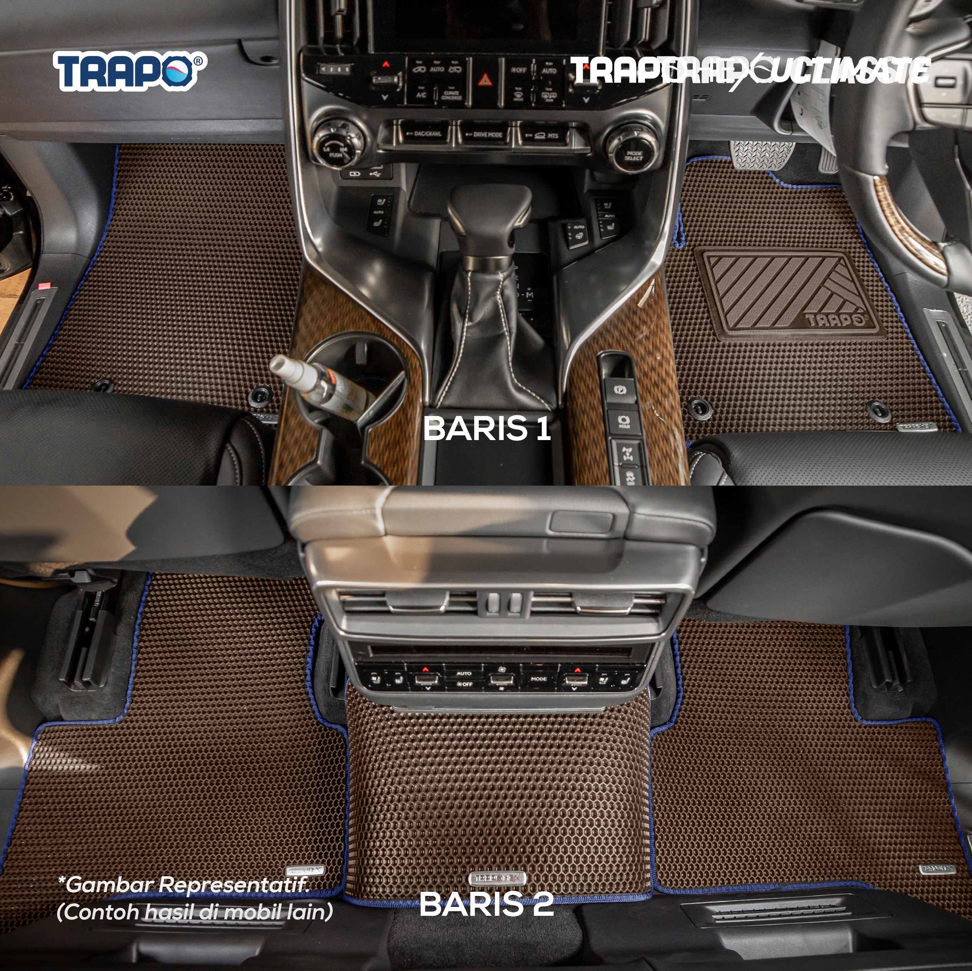 Cokelat-Biru-Full Set