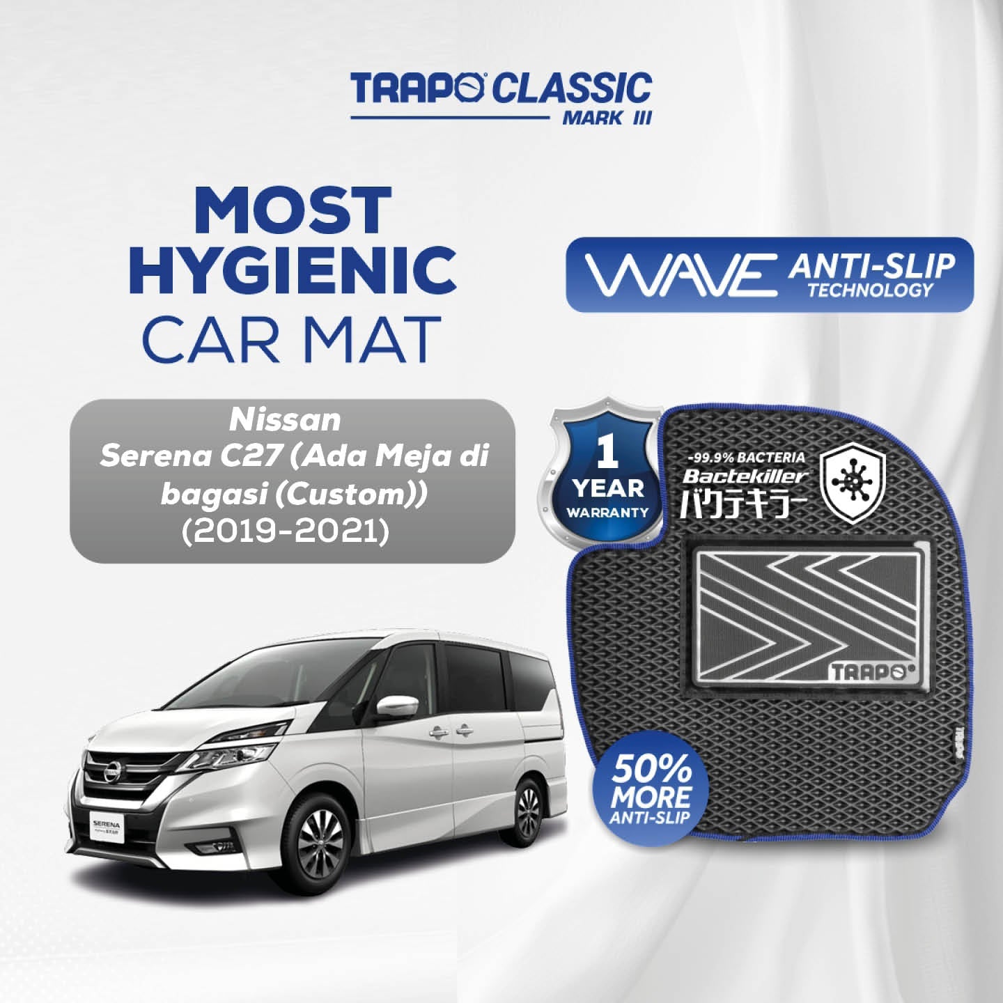 Nissan Serena C27 (2019-2021)-Ada Meja dibagasi (Custom)